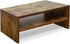 TEAMIX 2 Tier Wooden Monitor Riser Stand, Desktop Stand with storage for