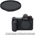 (2 Packs) Body Cap and Rear Lens Cap Kit for Leica L Mount Cameras, fit Panasonic S5II DC-S5M2 S1 S1R S1H