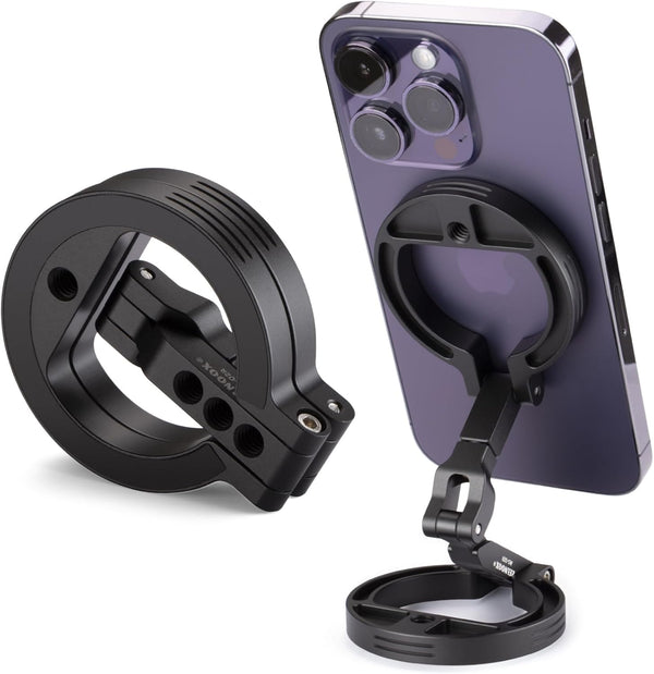 Zelnoox Double Magnetic Ring Phone Holder Attach to Any Iron Surface | 1/4"