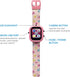PlayZoom Kids Smartwatch with Bluetooth Speaker Set - Fun and Educational Smart Watch for Boys and Girls, Perfect Travel Toy and Learning Device, Girls Pink Butterfly