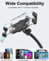 woleyi 20-inch 4-13" Car or Truck Seat Rail Tablet Mount, Heavy Duty Gooseneck Car Floor Tablet Holder Bolt Stand