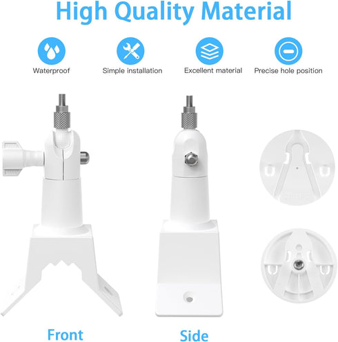Corner Wall Mount Bracket for Eufy Security Indoor Cam S350 (White)