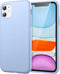 JETech Silicone Case for iPhone 11 (2019) - 6.1-Inch, Silky-Soft Touch Full-Body Protective Case, Light Blue