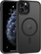 BENTOBEN iPhone 11 Pro Case - Slim Shockproof Bumper, Translucent Matte, MagSafe Compatible, Black, 5.8" 2019.