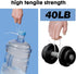 White Zip Ties 8 Inch 1000 Pack, Clear Industrial Cable Ties with 40 lbs Tensile Strength for Indoor Outdoor Use