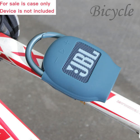 Hermitshell Silicone Carrying Case for JBL Clip 4, Portable Mini Bluetooth Speaker, Blue 2