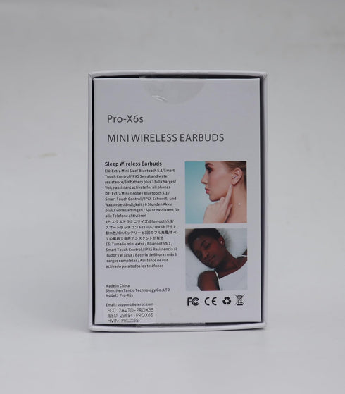 Shop Invisible Wireless Bluetooth Earbuds - Mini Earpiece, Touch Control for Music, Audiobooks, Podcasts (Single Beige)
