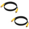 YARCHONN RCA Audio Coaxial Cable Adapter RCA Male to Female AV Audio Video