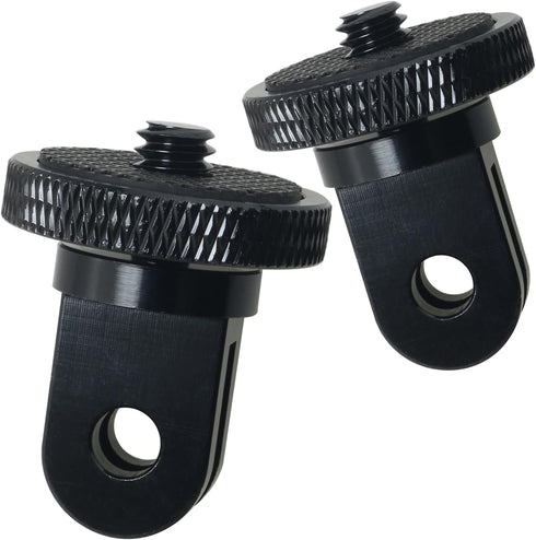 2pcs Camera Tripod Adapter, 1/4" - 20 Conversion Adapter for GoPro Action Camera to 1/4" Screw Mount Accessories