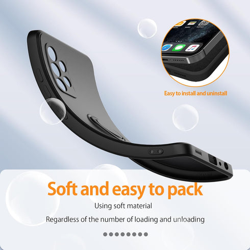 iPhone 11 Case, with 360° Rotatable Ring Holder Kickstand & Strap Lanyard, Premium Liquid Silicone, White