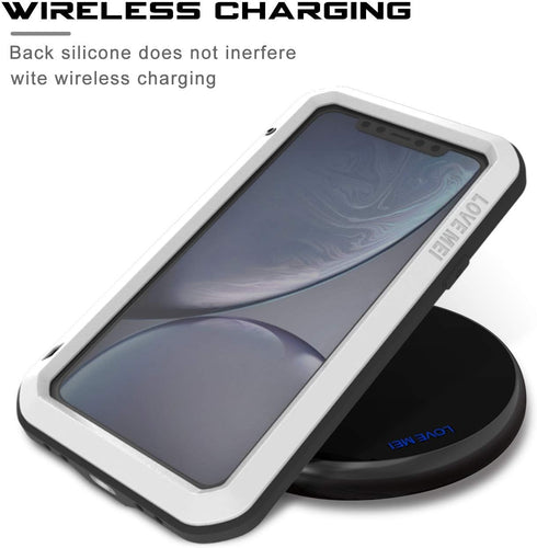 Bpowe Super Shockproof Case for iPhone 11 - Heavy Duty Sturdy Protector Cover, Gorilla Glass Armor (White)