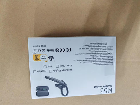 New bee Bluetooth Headset - Wireless Earpiece with 500mah Charging Case, 60H Playtime, V5.1 Dual Mic