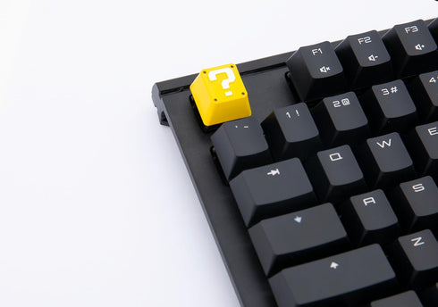 Question Block Keycap for Mechanical Gaming Keyboard, Cherry MX Profile, ESC R4 Height - Metal