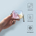 JIAXIUFEN AirPods Pro Case Cover, Gold Sparkle Glitter Marble Design, Cute Full Protective Silicone TPU Skin for Women
