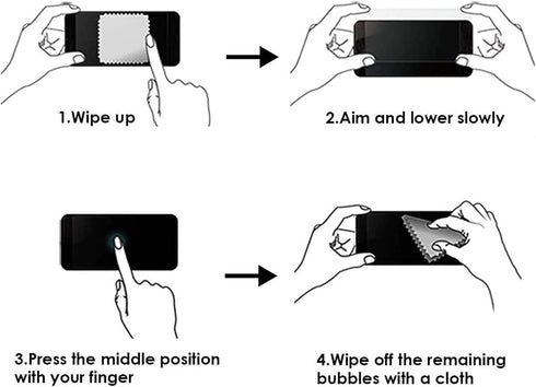 Privacy Screen Protector for TCL 30 XE 5G - 9H Hardness, Anti-Scratch, Anti-Spy, Tempered Glass (2 Pack)