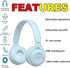Generic Upgraded Hybrid Noise Cancelling Headphones with Transparent Modes Wireless Bluetooth with Mic Fast Charging