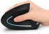 Lekvey Ergonomic Mouse, Vertical Wireless Mouse, Rechargeable 2.4GHz Optical Mouse with 3 Adjustable DPI Levels, Black
