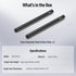 SIRUI 15mm Carbon Fiber Rod, Universal 8"/20cm Camera Rail Rods for 15mm Rod Rail Support System, Pack of 2