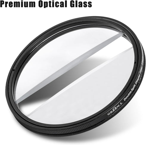 77mm Center Field Split Diopter Effect Filter for Camera Lens