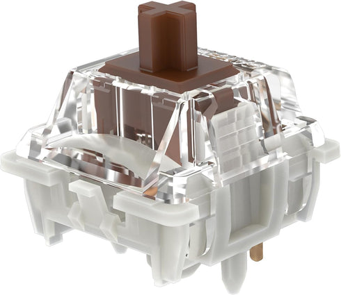 DRAOZA G PRO 3.0 Brown 5-Pin Pre Lubed RGB SMD Tactile Switches, 108PCS for MX Gaming Mechanical Keyboard