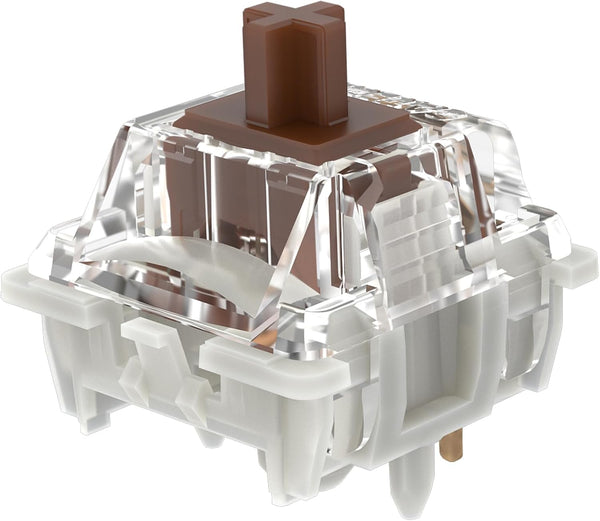 DRAOZA G PRO 3.0 Brown 5-Pin Pre Lubed RGB SMD Tactile Switches, 108PCS for MX Gaming Mechanical Keyboard