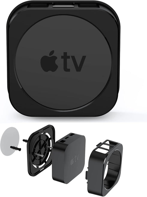 Wall Mount for Apple TV, Anti-Theft Holder Fit for Ceiling Mount Compatible with Apple TV 2nd / 3rd / 4th / 5th
