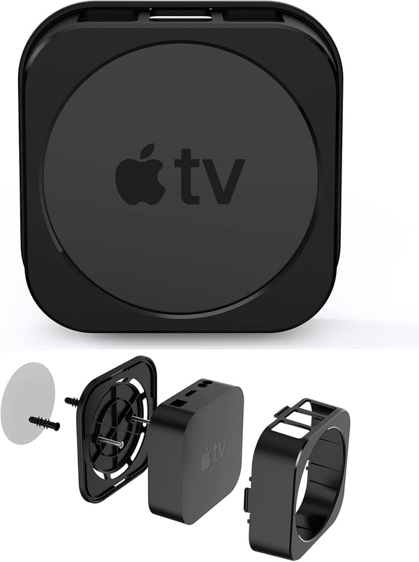 Wall Mount for Apple TV, Anti-Theft Holder Fit for Ceiling Mount Compatible with Apple TV 2nd / 3rd / 4th / 5th