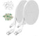 2Pack 26FT Power Extension Cable for Wyze Cam V3/V4/OG/V3 Pro, Arlo Essential, Eufy, SimpliSafe, KasaCam, Blink (White)