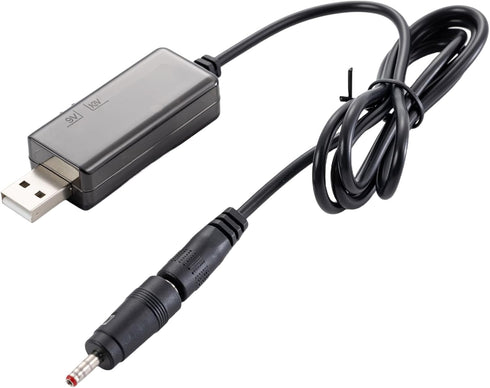 hiBCTR 6 Packs 5V 9V/12V, 5.5x2.1mm/3.5x1.35mm, 18W USB Boost Converter Cable, DC to USB Power Adapter, Voltage Boost