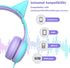 gorsun Kids Headphones - Limited Volume Cat Ear Toddler Headphones, Wired Over Ear for Children