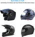 Motorcycle Helmet Speakers Headphones, Loud Sound, Large Button for Gloves, IPX7 Waterproof, Easy Install