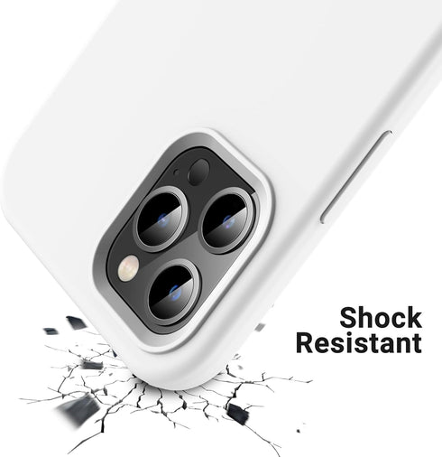 OTOFLY iPhone 12 Pro Max Case 6.7 inch (2020), Silky and Soft Touch Series, Premium Liquid Silicone Rubber Full-Body