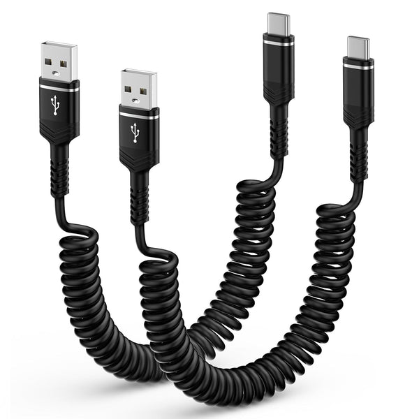 Motorola Edge 2024 Charger Cable 3FT, Coiled USB C to USB C Cord for Moto G Stylus 5G 2024, Fast Charging Wire