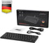 Perixx PERIBOARD-416 Wired Mini USB Keyboard with 4 Hubs, X Type Scissor Keys, Detachable USB-C and A Cable