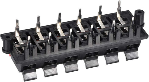 uxcell 2 Row 12 Way Spring Speaker Terminal Clip Push Release Connector, Cable Terminals Strip Block, 3Pcs