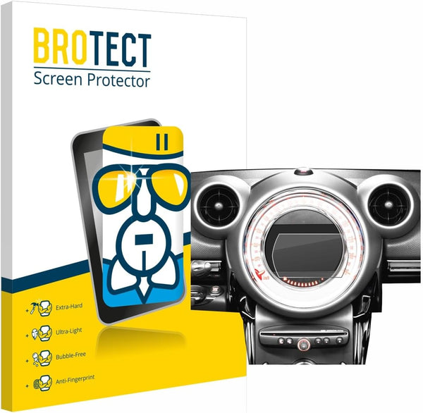 brotect Glass Screen Protector Film Compatible with Mini Countryman R60 2010-2016 Infotainment System
