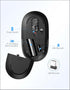 TECKNET 2.4G 4800 18 Wireless Mouse, Computer Mouse for Laptop, DPI Silent Mouse with USB Receiver, Slim Portable