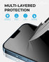 LIQUIPEL Safeguard Tempered Glass Screen Protector for Apple iPhone 12 Pro Max