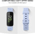 Meliya Compatible with Fitbit Inspire 3 Bands for Women Men, Floral Engraved Silicone Straps Replacement Wristband for Fitbit Inspire 3 Fitness Tracker