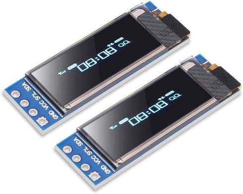 10PCS 0.91'' 12832 I2C 0.91inch I2C 128x32 SSD1306 I2C 3.3V/5V 4 DORHEA IIC OLED Display Module LCD Display Module Blue