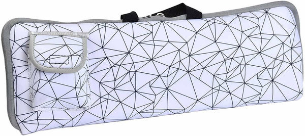 Neoprene Keyboard Carrying Case with Mouse Bag for Logitech MK270 Wireless Keyboard and Mouse Combo (White)