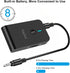 Bluetooth Transmitter for TV PC, 2 in 1 Audio Adapter with 3.5mm Jack, Low Latency, Built-in Microphone