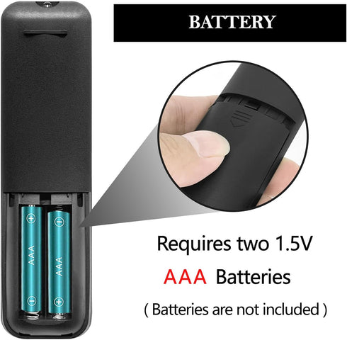 HODSEUKIN BL128 Replacement Remote for Mini Projector,Compatible with ELEPHAS Portable Projector.