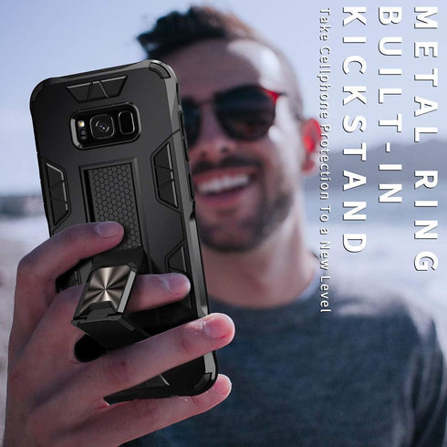 Samsung Galaxy S8 Plus Case - Military Grade Heavy Duty Shockproof Cover with Built-in Kickstand for Samsung Galaxy S8+
