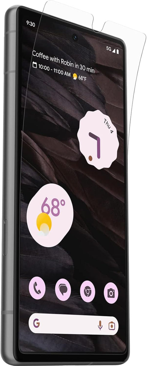 OtterBox Google Pixel 7A Alpha Flex Antimicrobial Screen Protector - CLEAR, Precision Fit, Easy Installation