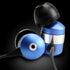 GOgroove AudiOHM HF Earbud Headphones (Blue) with Mic, Deep Bass, Noise Isolation, Ergonomic Fit & Durable Alloy