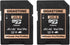 Gigastone UHS-II MicroSD to UHS-II SD Memory Card Adapter, Ultimate 2-Pack for Camera