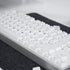 White Keycaps Set, Cherry Profile Doubleshot Bow Keycaps, 120 Keys Custom Keyboard Keycap for 60% 65% 70% 75% Cherry MX