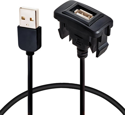 Anina USB Port Car Charger for Toyota, Male to Female USB Power