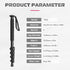 ULANZI TB12 Camera Monopod, 61" Aluminum Photography Monopod, Lightweight & Portable for Canon, Nikon, Sony